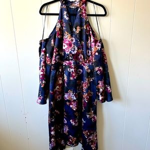 Lucky Brand Floral cutout dress